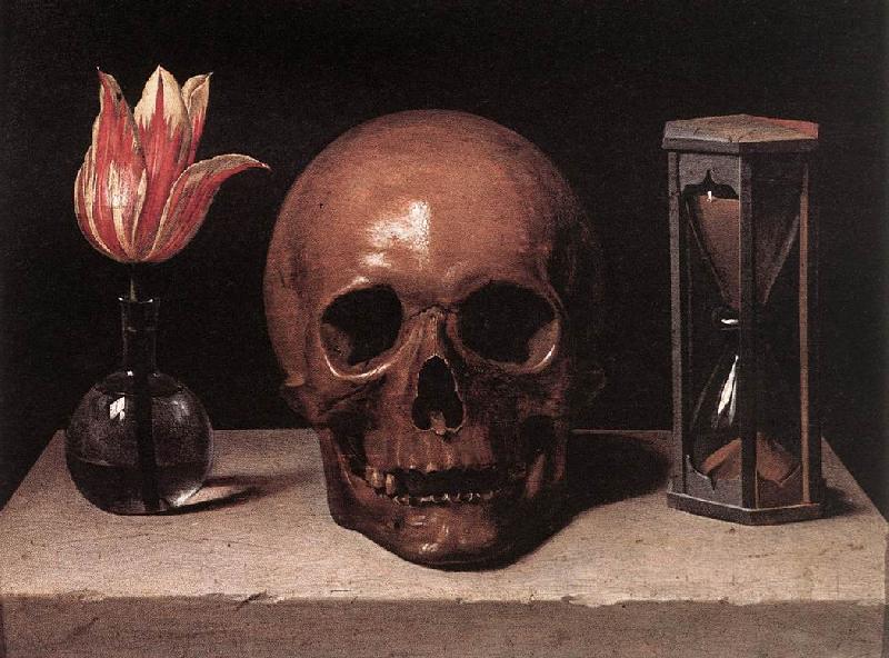 CERUTI, Giacomo Still-Life with a Skull  jg